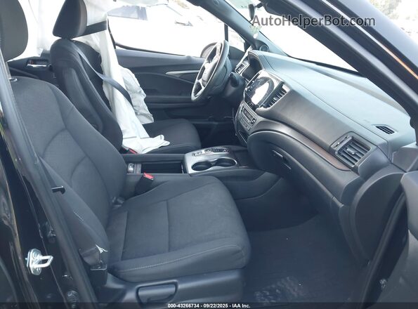 5FNYF7H28MB011609 2021 HONDA PASSPORT Черный Вид салона спереди
