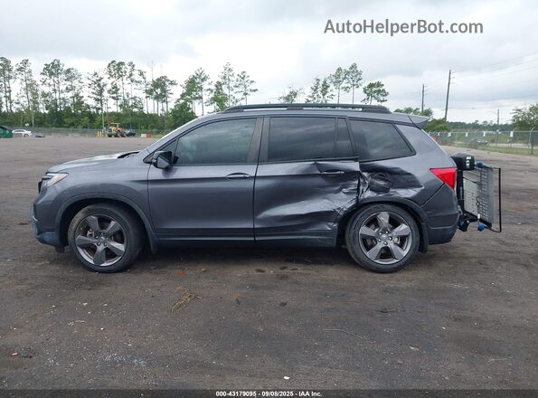 5FNYF7H98MB012921 2021 HONDA PASSPORT Серый Вид задней части салона