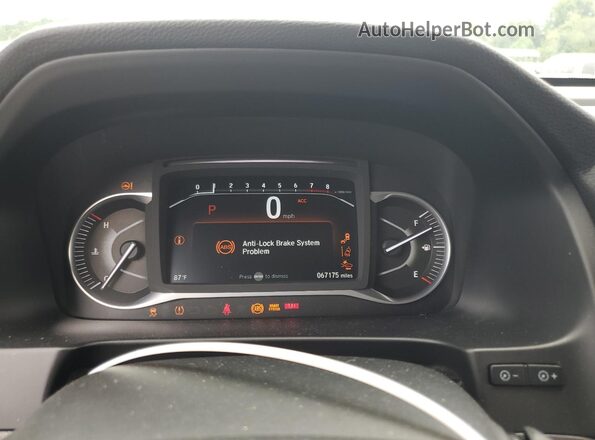 5FNYF8H56NB018477 2022 HONDA PASSPORT Черный Вид щитка приборов