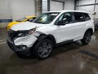 2020 Honda Passport Exl White vin: 5FNYF8H59LB016607