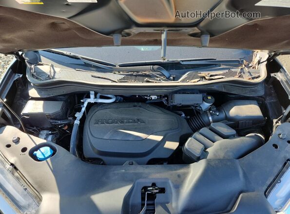 5FNYF8H5XRB013031 2024 HONDA PASSPORT Black Вид підкапотного простору