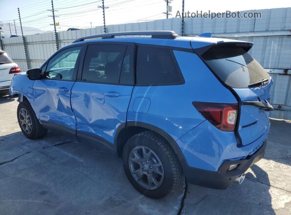 5FNYF8H69RB012767 2024 HONDA PASSPORT Синий Задняя левая четверть