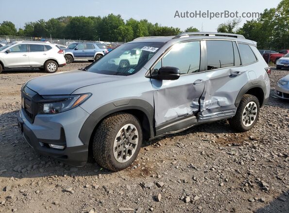 5FNYF8H6XSB005686 2025 HONDA PASSPORT Серый Передняя левая четверть