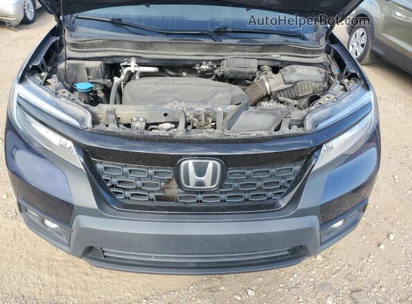 5FNYF8H94LB017974 2020 HONDA PASSPORT Blue Widok wnętrza z tyłu