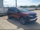 2021 Honda Passport Awd Touring Burgundy vin: 5FNYF8H95MB039239