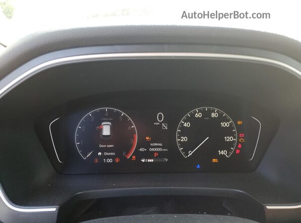 5FNYG1H7XRB033401 2024 HONDA PILOT White Вид щитка приладів