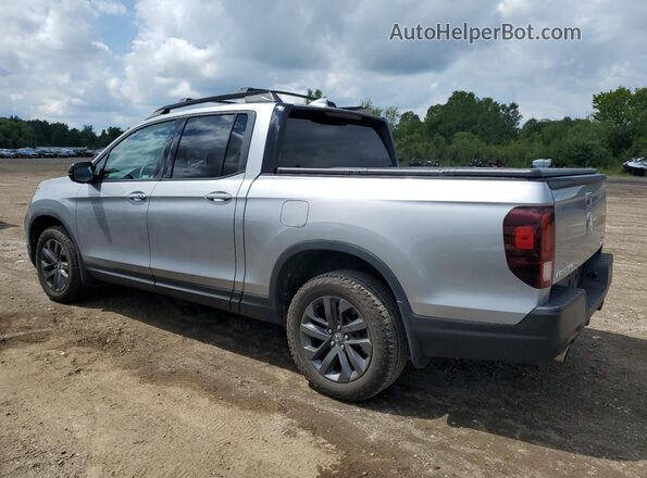 5FPYK3F12MB012650 2021 HONDA RIDGELINE Silver Trasero izquierdo