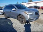 2017 Acura Mdx Advance Package Silver vin: 5FRYD4H80HB021581