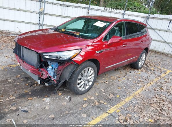 5GAEVBKW2MJ145417 2021 BUICK ENCLAVE Red Vista tres cuartos delantera izquierda