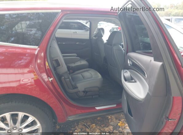 5GAEVBKW2MJ145417 2021 BUICK ENCLAVE Red Vista de la etiqueta del VIN