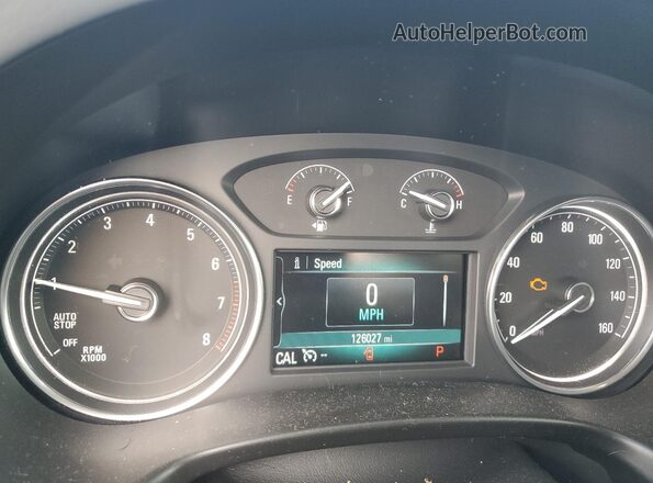 5GAEVBKW4JJ185364 2018 BUICK ENCLAVE Серый Вид щитка приборов