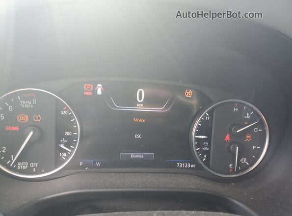 5GAEVBKW6NJ124863 2022 BUICK ENCLAVE White Instrument cluster view