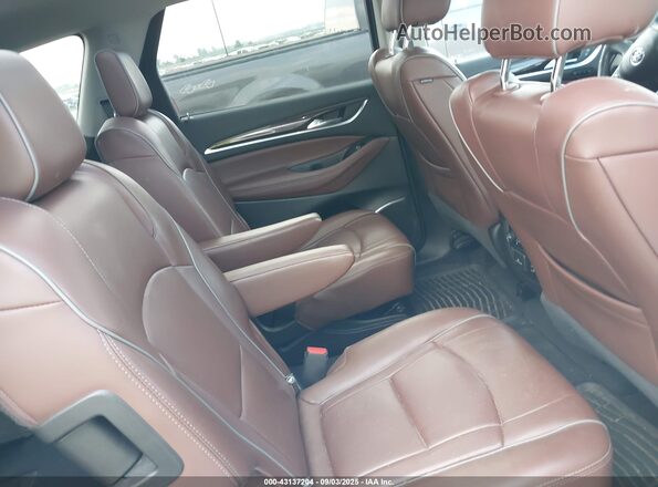 5GAEVCKW8JJ204570 2018 BUICK ENCLAVE White VIN კოდის სტიკერის ხედი