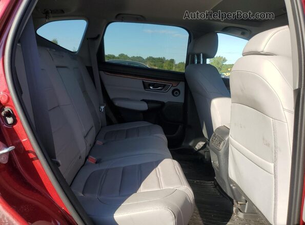 5J6RT6H97NL057932 2022 HONDA CR-V Red Rear interior view