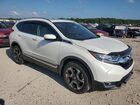 2018 Honda Cr-v Touring White vin: 5J6RW2H96JL025936