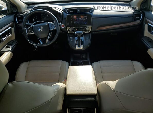 5J6RW2H96JL025936 2018 HONDA CR-V White Dashboard view
