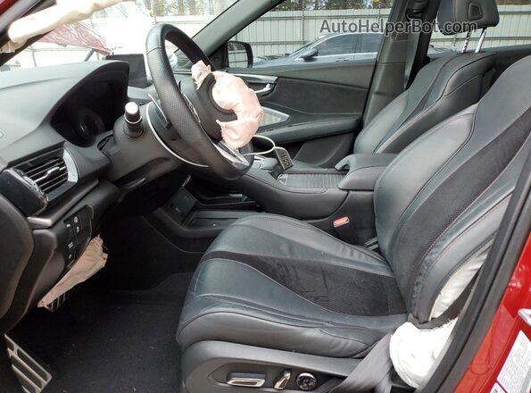 5J8TC1H67NL002659 2022 ACURA RDX Red Vista interior delantera