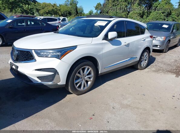 5J8TC2H32ML017256 2021 ACURA RDX White წინა მარცხენა ხედი სამი მეოთხედიდან