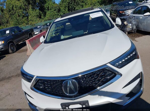 5J8TC2H32ML017256 2021 ACURA RDX White ხელსაწყოთა პანელის ხედი