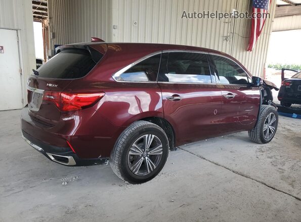 5J8YD3H3XJL008258 2018 ACURA MDX Бордовый Задняя правая четверть