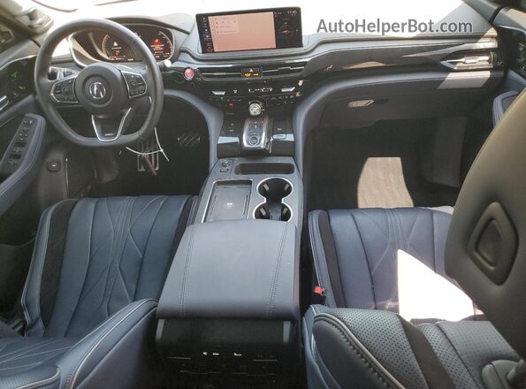 5J8YD8H84SL000120 2025 ACURA MDX Silver Widok deski rozdzielczej