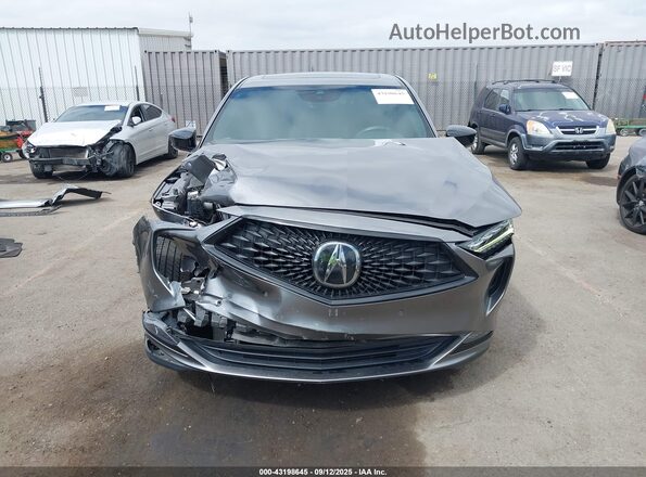 5J8YE1H05PL003565 2023 ACURA MDX Gray Widok wnętrza z tyłu