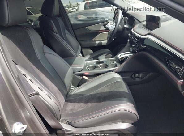 5J8YE1H05PL003565 2023 ACURA MDX Gray Widok wnętrza z przodu