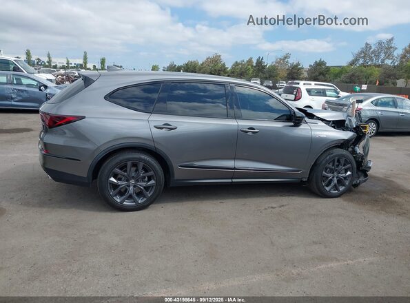 5J8YE1H05PL003565 2023 ACURA MDX Gray Widok wnętrza 360 stopni