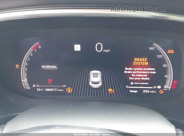 5J8YE1H05PL003565 2023 ACURA MDX Gray Widok tylnych siedzeń