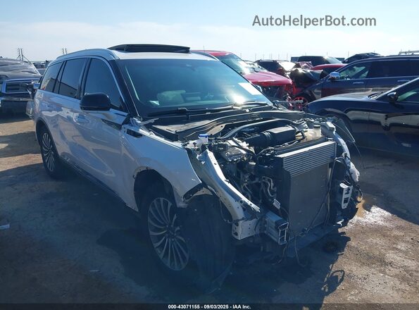 5LM5J7WC4MGL05133 2021 LINCOLN AVIATOR Белый Передняя правая четверть