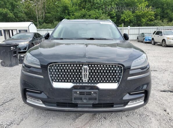 5LM5J7XC5MGL16821 2021 LINCOLN AVIATOR Черный Вид спереди