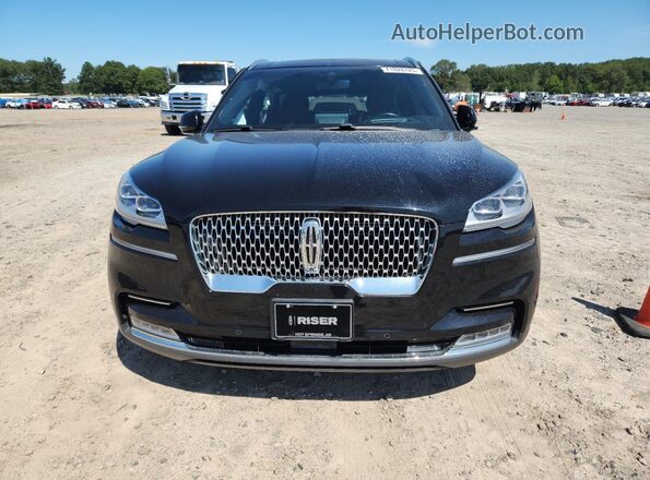 5LM5J7XC8NGL09606 2022 LINCOLN AVIATOR Черный Вид спереди