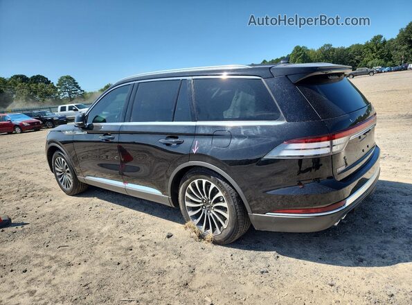 5LM5J7XC8NGL09606 2022 LINCOLN AVIATOR Черный Задняя левая четверть