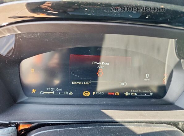 5LMCJ2D9XMUL05138 2021 LINCOLN CORSAIR Gray Instrument cluster view