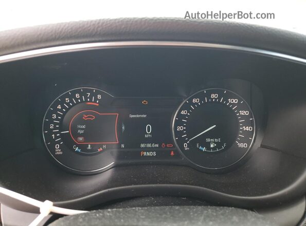 5LMCJ3C92JUL29016 2018 LINCOLN MKC Gray Vista del cuadro de instrumentos