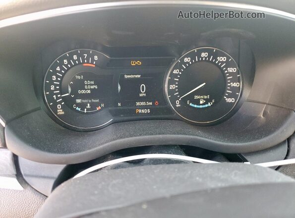 5LMCJ3C98JUL23432 2018 LINCOLN MKC Blue Widok zestawu wskaźników