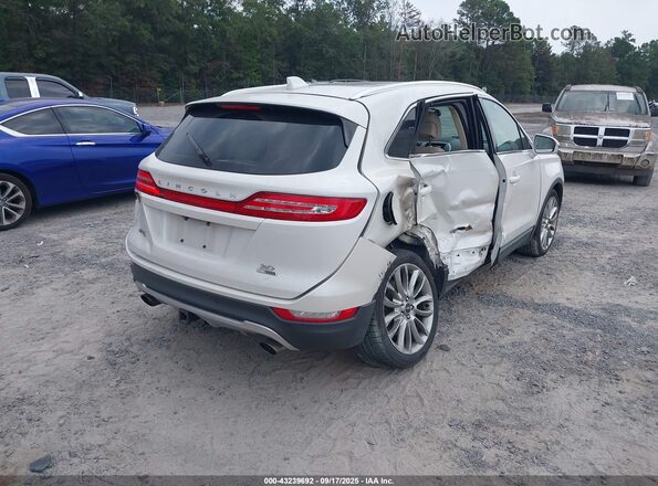 5LMCJ3C99GUJ27850 2016 LINCOLN MKC Белый Задняя правая четверть