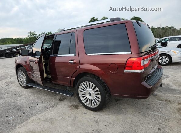 5LMJJ2KT2GEL04943 2016 LINCOLN NAVIGATOR Burgundy Հետևի ձախ