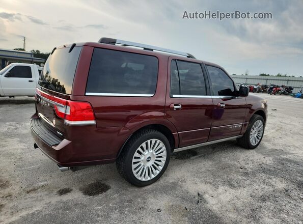 5LMJJ2KT2GEL04943 2016 LINCOLN NAVIGATOR Burgundy Հետևի աջ