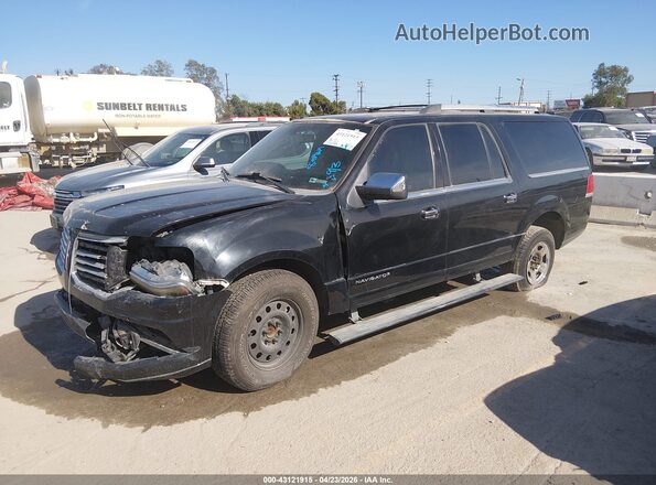 5LMJJ3HT2GEL11369 2016 LINCOLN NAVIGATOR L Black Vista tres cuartos delantera izquierda