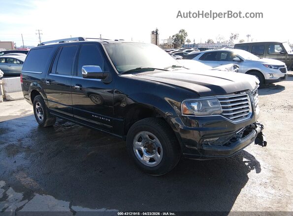 5LMJJ3HT2GEL11369 2016 LINCOLN NAVIGATOR L Black Delantero derecho