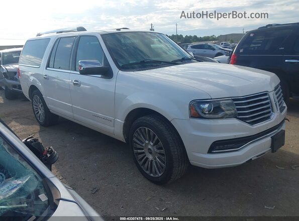 5LMJJ3HT6HEL04684 2017 LINCOLN NAVIGATOR White Delantero derecho