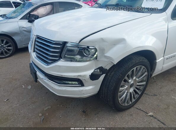 5LMJJ3HT6HEL04684 2017 LINCOLN NAVIGATOR White Vista frontal