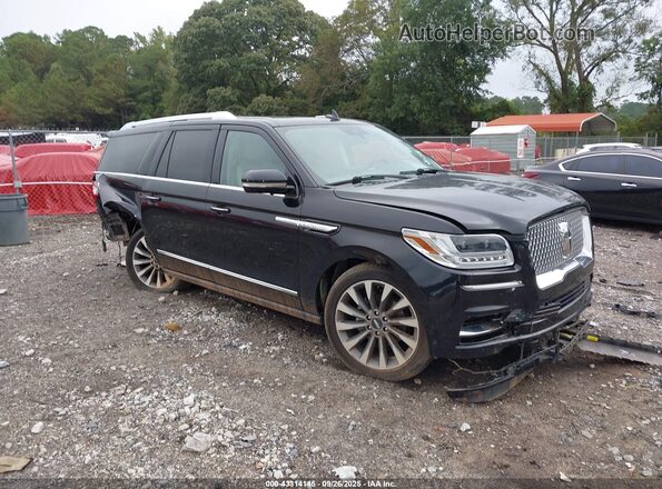 5LMJJ3KT3LEL07527 2020 LINCOLN NAVIGATOR Черный Передняя правая четверть