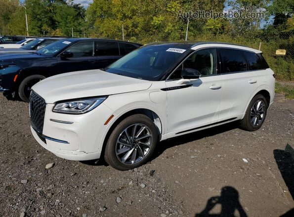 5LMTJ5DZ0RUL23575 2024 LINCOLN CORSAIR White წინა მარცხენა ხედი სამი მეოთხედიდან
