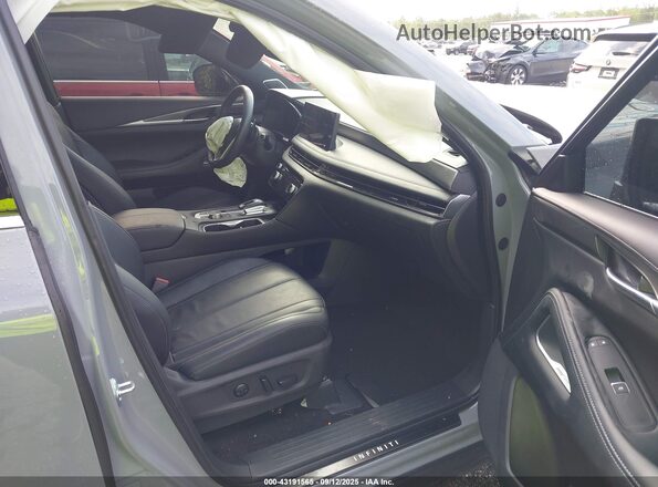 5N1AL1FR5SC349644 2025 INFINITI QX60 Gray Widok wnętrza z przodu