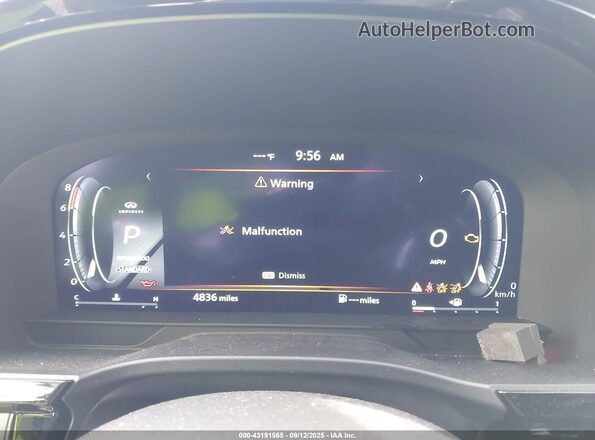 5N1AL1FR5SC349644 2025 INFINITI QX60 Gray Widok tylnych siedzeń