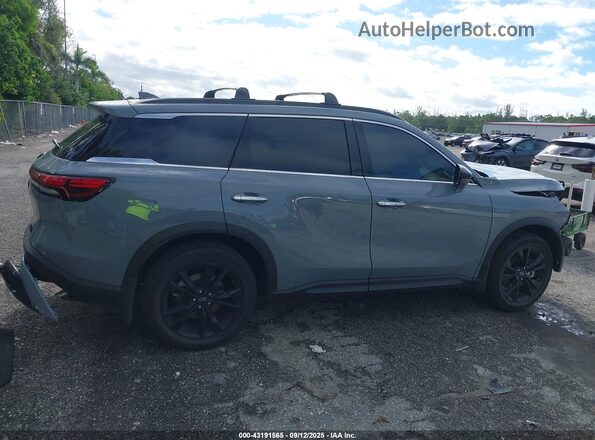 5N1AL1FR5SC349644 2025 INFINITI QX60 Gray Widok wnętrza 360 stopni