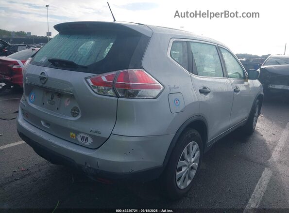 5N1AT2MV3GC820283 2016 NISSAN ROGUE Silver უკანა მარჯვენა
