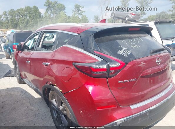 5N1AZ2DS7PC126538 2023 NISSAN MURANO Red Задня ліва чверть